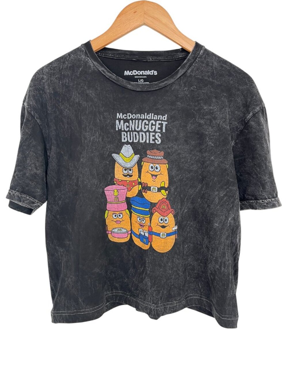 NWOT McDonald’s McNugget Buddies Women’s Cropped T-Shirt Large